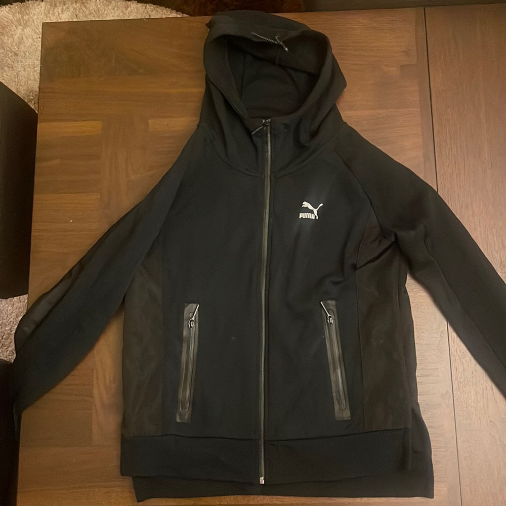 Mens Puma Tech style Full Zip Hoodie 571099-05 size small